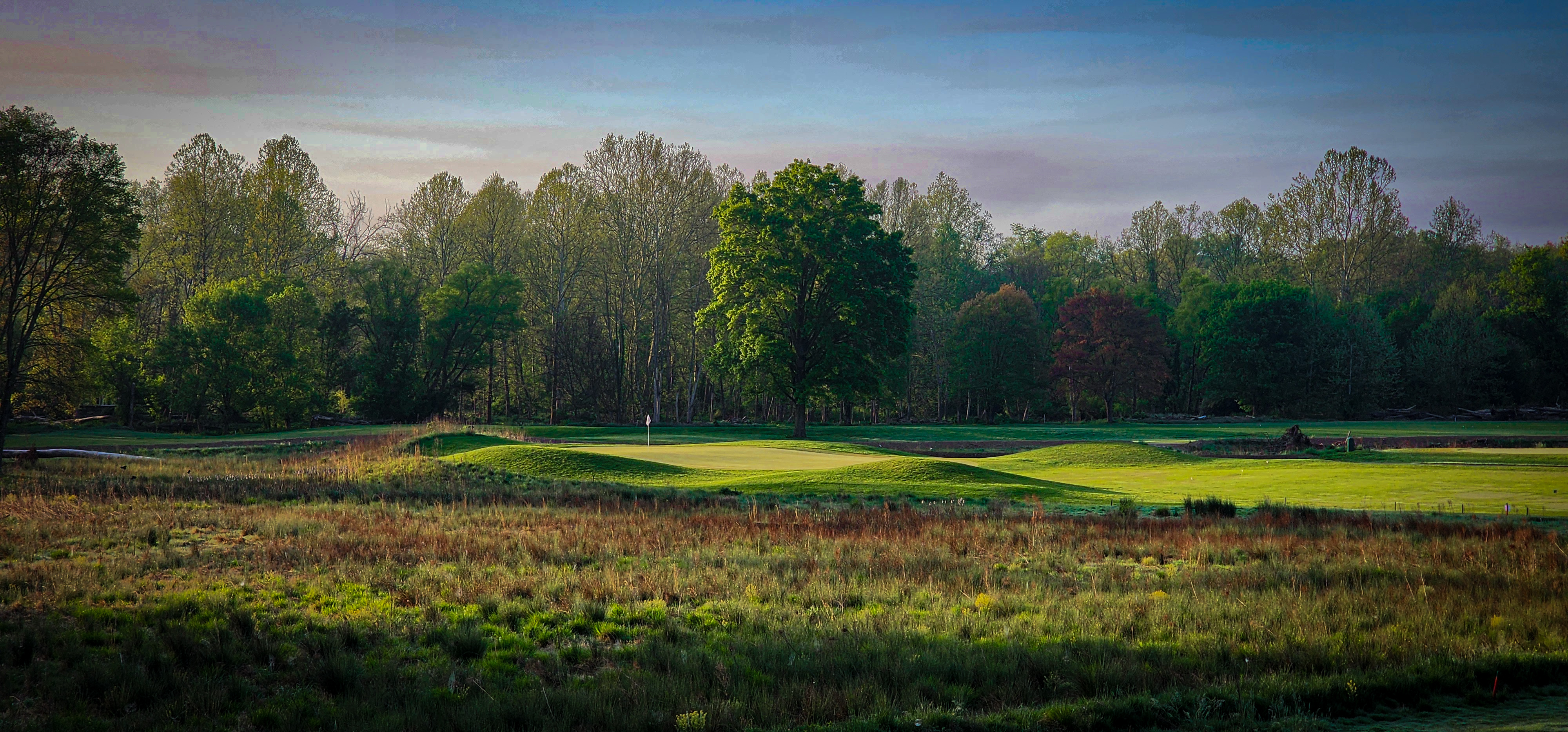 Hole 10 of golf course